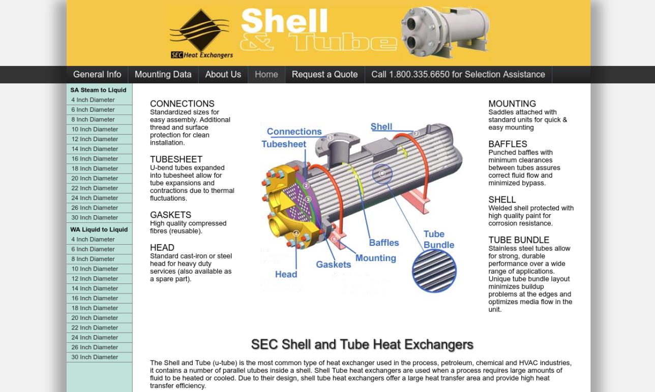 SEC Heat Exchangers